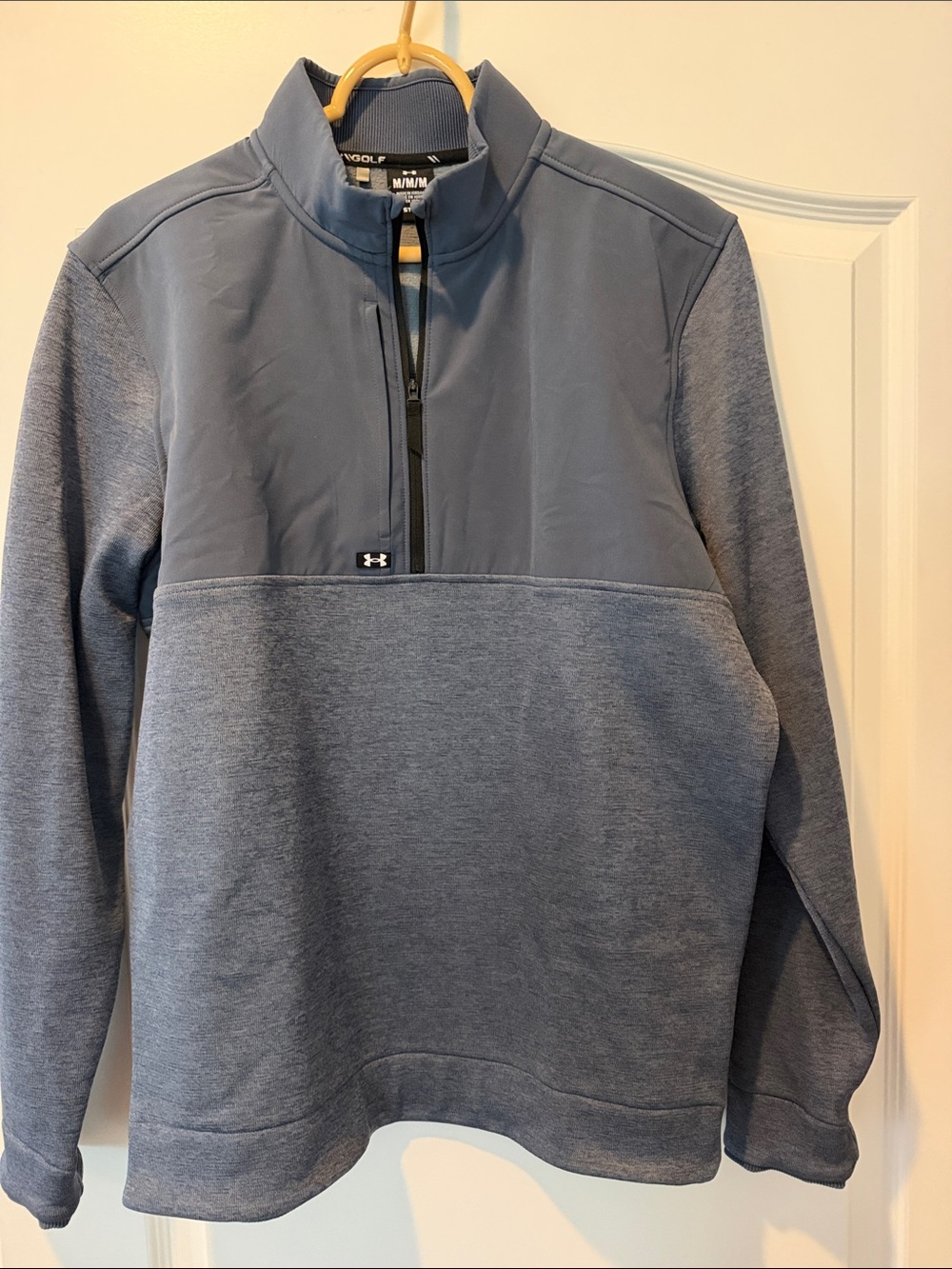Under Armour Men’s Slate Blue Half-Zip Golf Performance Pullover
